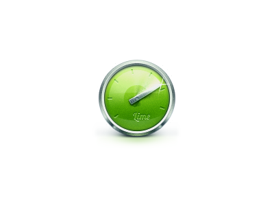Unused Icon chrome circle green icon lime