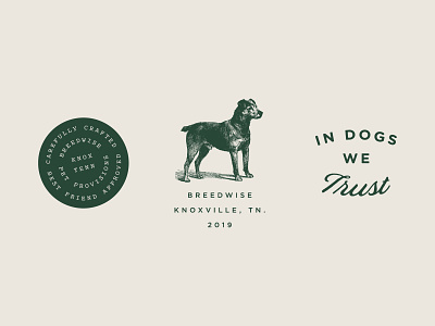 Breedwise Badges brand brand identity branding consumer d2c design dogs identity design illustration typography