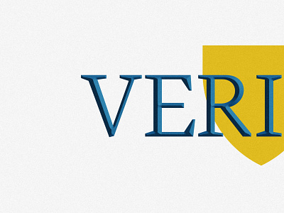 Veritas bevel brand identity branding emboss identity identity design serif typography
