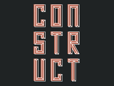 CONTRUCT bevel geometric school type