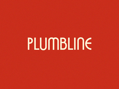 Plumbline Wordmark WIP plumbline retro wordmark