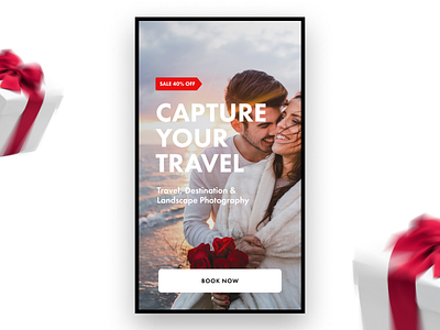 Travel story advertising banner banner design broucher design instagram banner minimal post design web design website