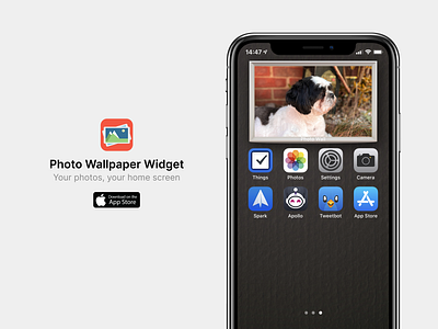 iOS 14 - Photo Wallpaper Widget App