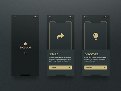 Roman App | Splash & Walkthrough UI for 10ddc