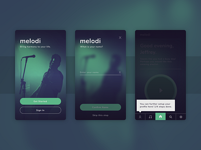 Daily UI #001 | Sign Up app branding daily 100 challenge dailyui dailyui 001 dailyuichallenge design music music app music player song songs ui ux