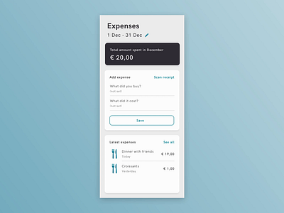 Daily UI #004 | Calculator app budgeting calculator calculator app calculator ui daily 100 challenge daily ui dailyui dailyui004 dailyuichallenge finance finance app ui ui ux ui design uidesign uiux