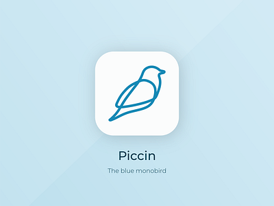 Daily UI #005 | App Icon app app design bird bird icon bird logo branding daily 100 challenge dailyui dailyui005 dailyuichallenge design icon icon design illustration line art lineart logo monoline ui design vector