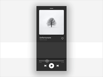 Daily UI #009 | Music Player app design clean design clean ui daily 100 challenge dailyui dailyui009 dailyuichallenge dark theme dark ui music app music player music player ui principle prototype prototype animation ui ui ux ui design user experience user interface