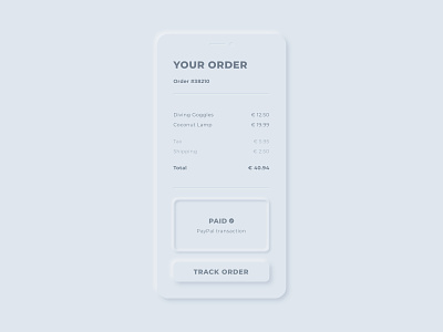 Daily UI #017 | Email Receipt