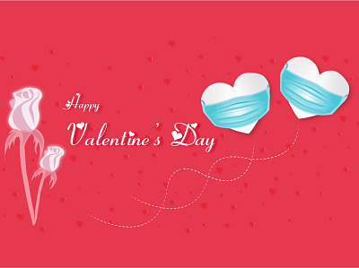 HAPPY VALENTINE'S DAY art work design illustration