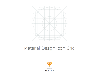 Material Design Icon Grid Template design google grid icon material template
