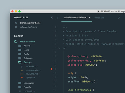 sublime text theme