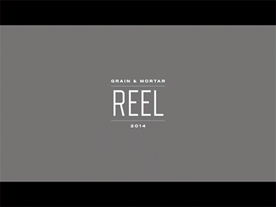 Motion Reel | Grain & Mortar animation design gif illustration motion motion graphics motion reel reel show reel
