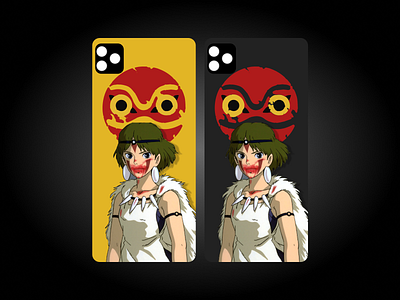 Mononoke anime design japan mobile app design mobile ui mobilecase mobilecasedesign mononoke ui ux