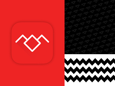 Daily UI Day 005 - App Icon app app icon black lodge daily ui david lynch icon twin peaks