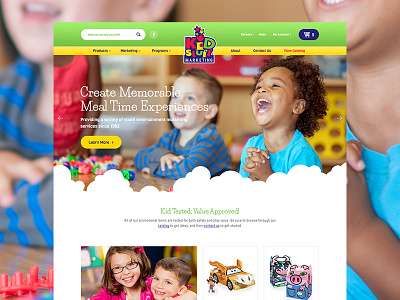 Kid Stuff Marketing Ecommerce active ecommerce homepage kids responsive store youth