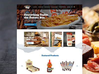 Dakota's Best Ecommerce ecommerce food homepage shop store website