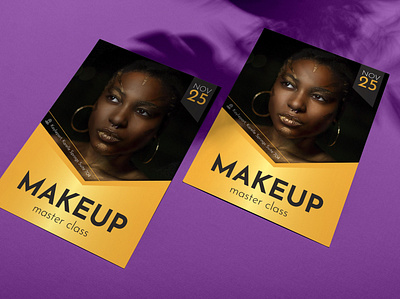 Makeup master class flyer design