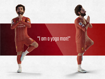 Yoga Man anfield blender3d celebration character art football liverpool fc mo salah player red soccer ynwa