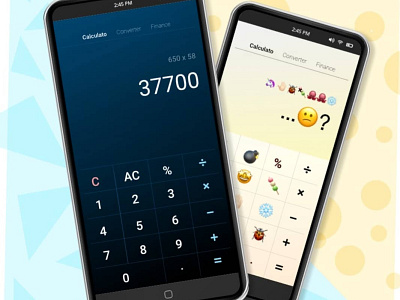 Calculator Design adobe adobexd calculator calculator ui colorful design emoji prototype uxui xd