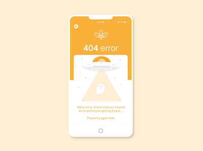 404 error page adobe adobexd app application applicationui colorful design mobile mobile ui mobiledesign prototype uxui xd