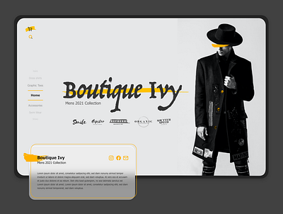 Fashion Landing Page adobe adobexd design fashion fashionline prototype userexperience webpage website