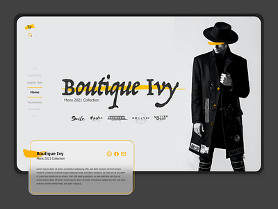 Fashion Landing Page adobe adobexd design fashion fashionline prototype userexperience webpage website