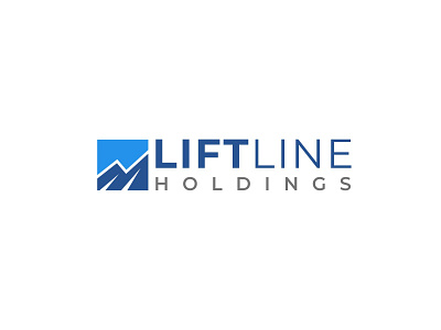 LiftLine Holdings Logo branding design flat graphic design holdings logo marketing minimal