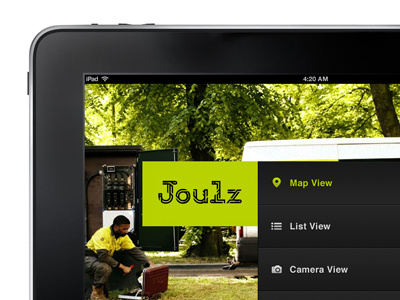 Joulz inspections iPad app app button buttons camera energy icon icons inspections ipad joulz list map