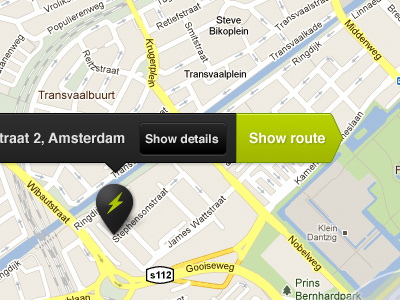 Location details app button details ipad joulz map pin route