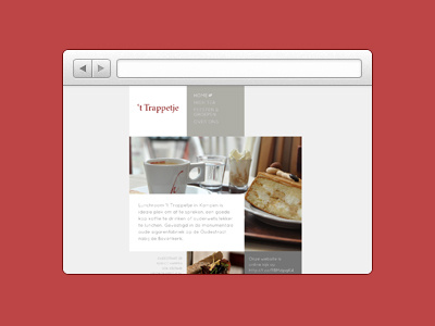 New website live - Trappetje.nl browser live webdesign website