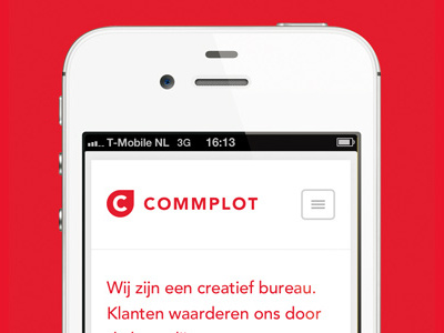 Commplot.nl is live agency bureau commplot harderwijk red responsive website