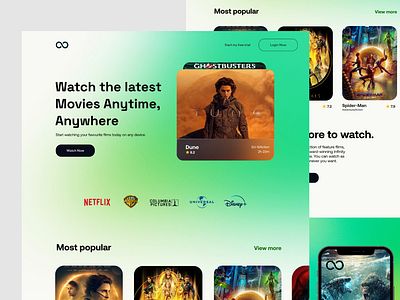 Infinity - Movie streaming website