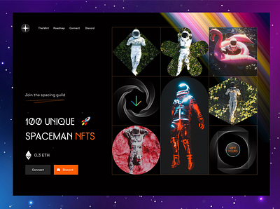 Spaceman NFT Collection mobile
