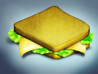 Sandwich bread cheese salad sandwich