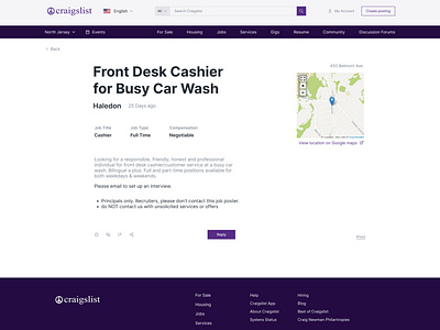 Craigslist Redesign