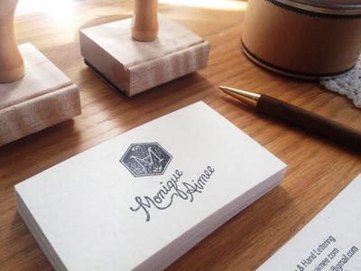 Business Card business card design illustration lettering typography