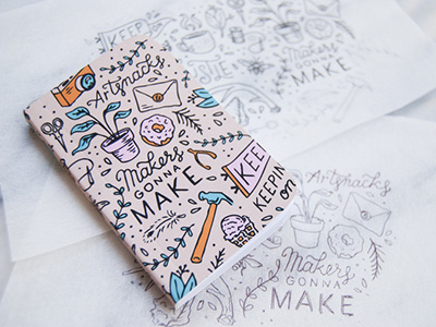 Mini Sketchbook artsnacks donut hand letter illustration maker plant sketch sketchbook typography