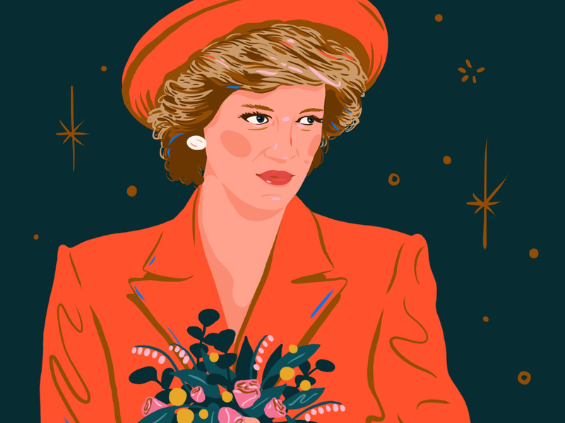 princess diana cartoon