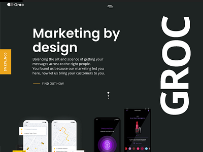 Market Design animation app design illustration minimal typography ux vector web website