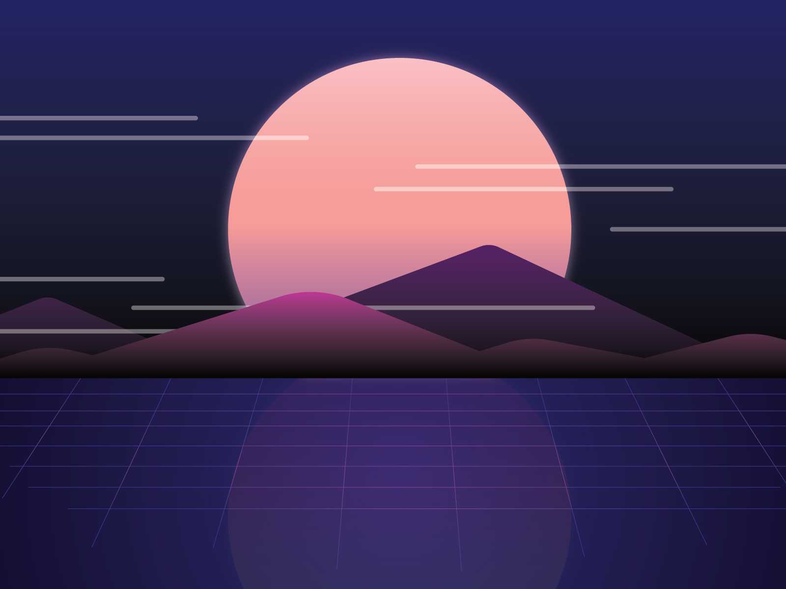 Neon Sun by Jacob Smith on Dribbble