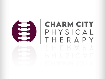 Charm City Physical Therapy Logo branding design identity logo vector