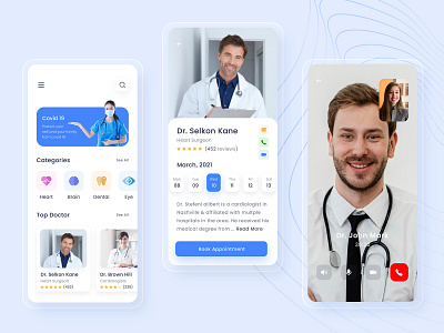 Medical Mobile App, Doctor App Design