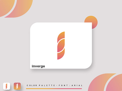 I letter logo design