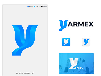 Y Modern Letter Logo Design