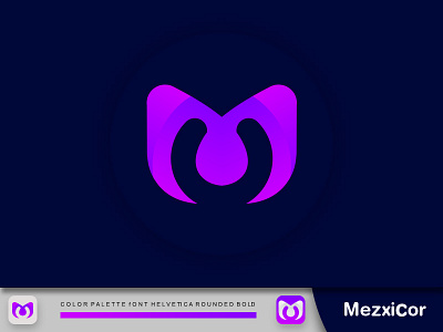 Mezxicor M Letter Logo