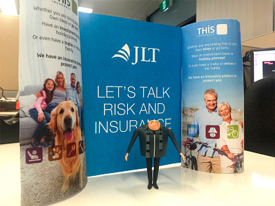 Paper made display jlt stall design this insurance