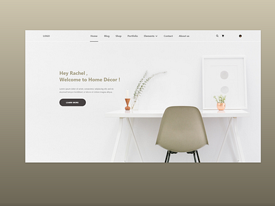 Home decor landing Page