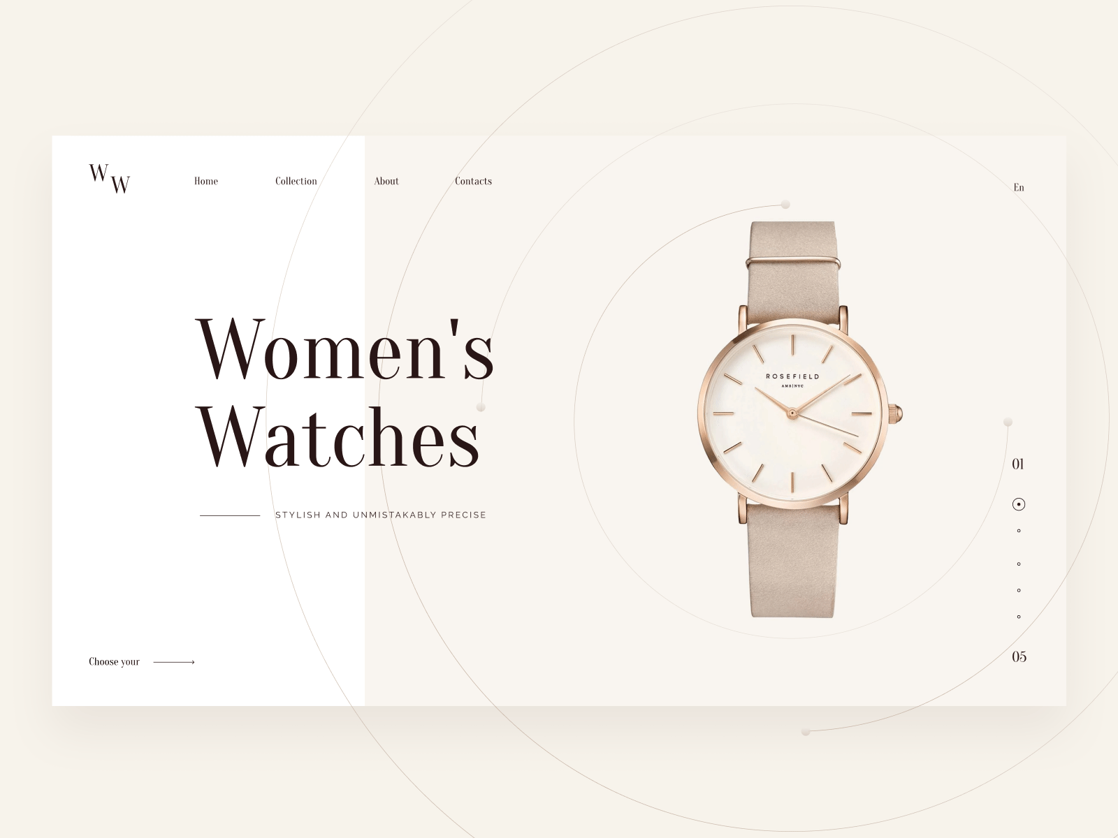 Women's watches color ecommerce promo shop store uiux watch watches webdesign website womens