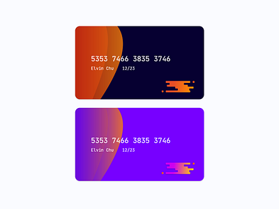 Minimalist Credit Card Design